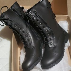 Brand New Black Combat Boots